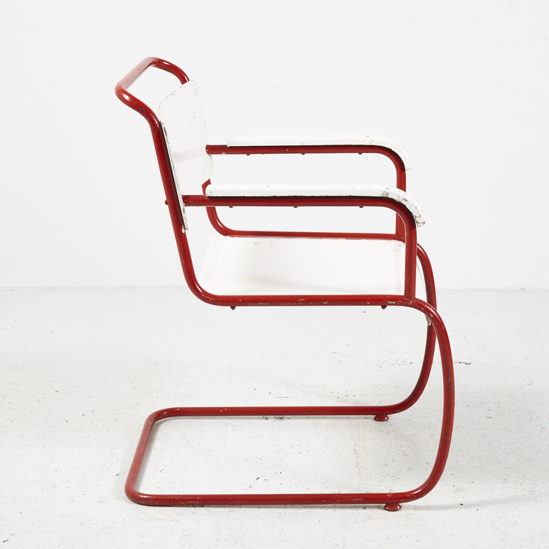 Piros-fehér Bauhaus karosszék - Image 2