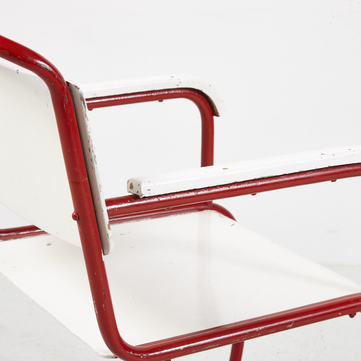 Piros-fehér Bauhaus karosszék - Image 4