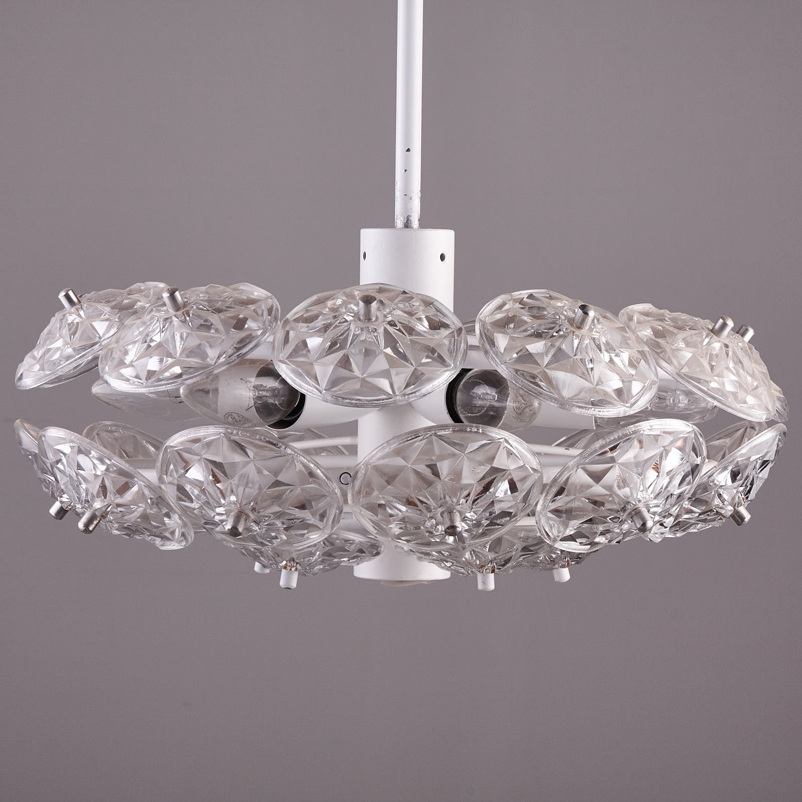 Lapos metszettüveg függeszték