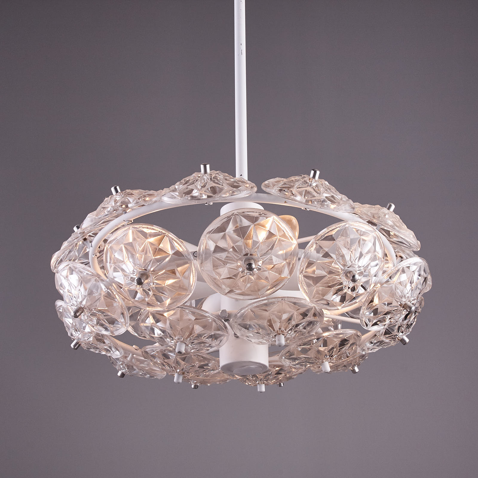 Lapos metszettüveg függeszték - Image 3