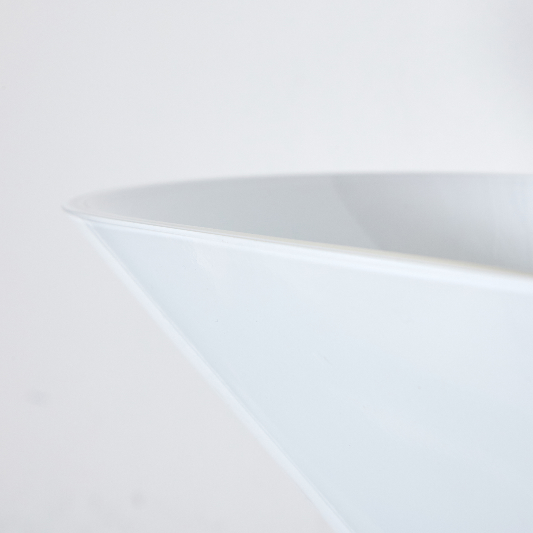 White glass shade wall fixture - Image 5