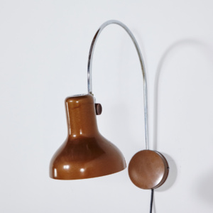 Barna belógó falilámpa