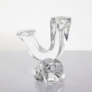 French crystal candlestick