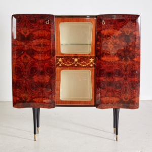 Italian walnut highboard