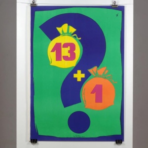 Lottó reklám plakát