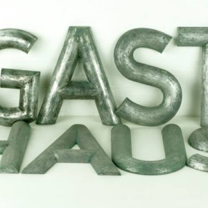 Industrial aluminum letters