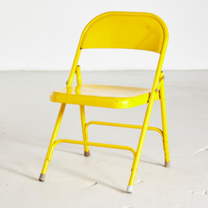 Yellow foldable chair