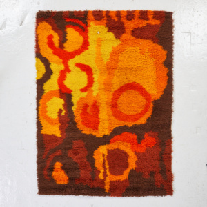 Narancs mintás szőnyeg