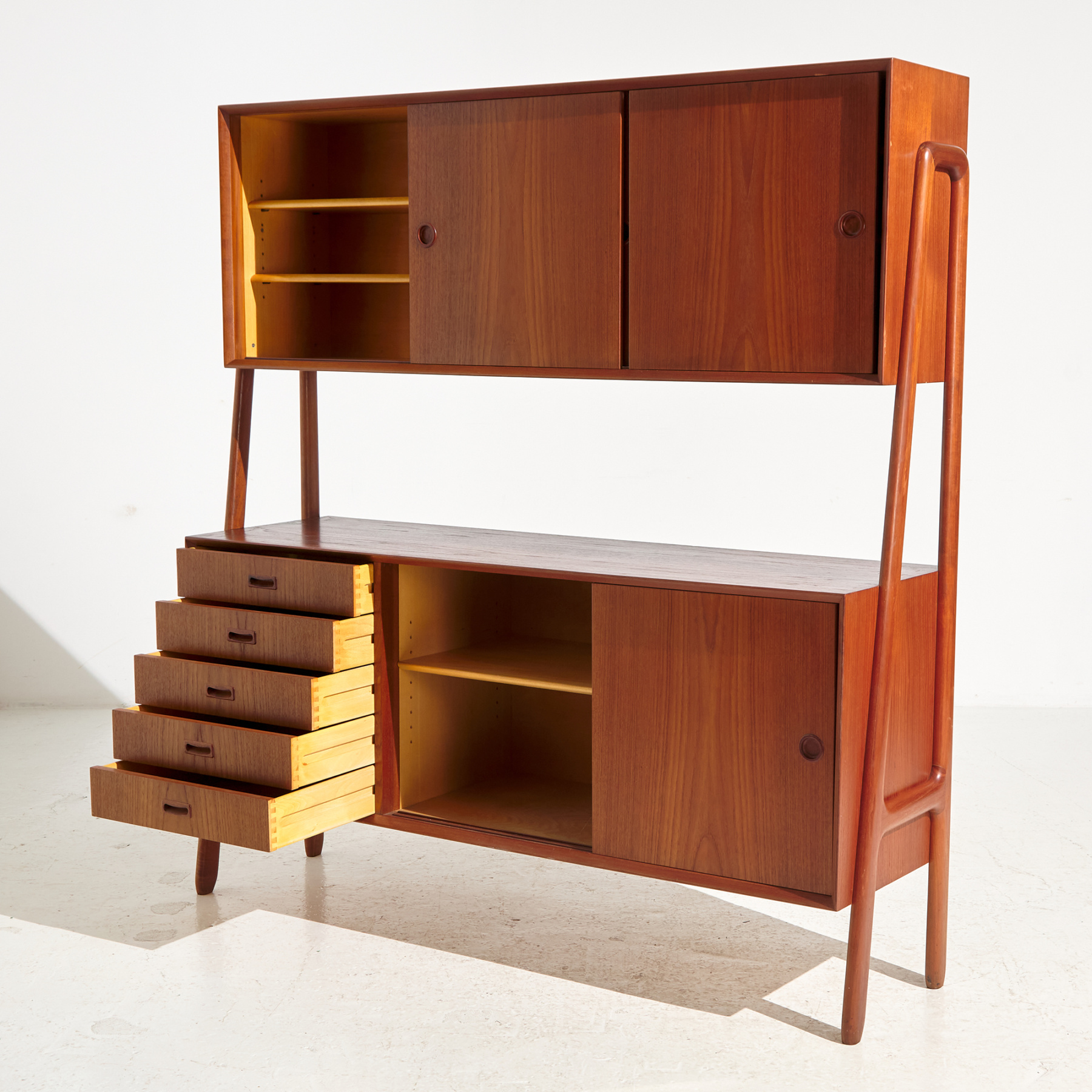 Model 3 teak double sideboard by Gunni Omann for Oman Junn - Image 3