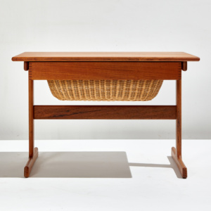 Teak sewing table by Kai Kristiansen for Vildbjerg Møbelfabrik