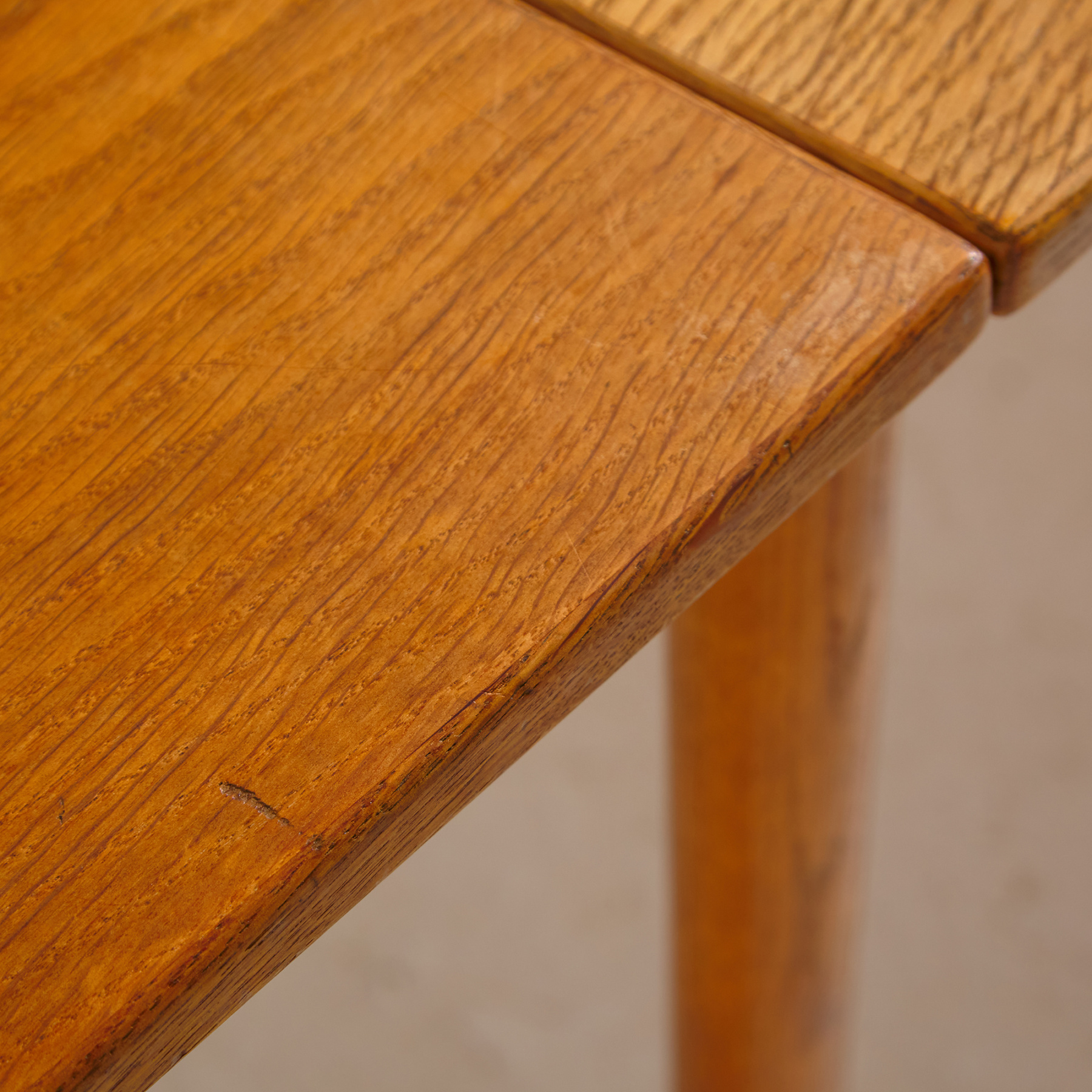 Poul M. Volther teak és tölgy étkezőasztal - Image 15