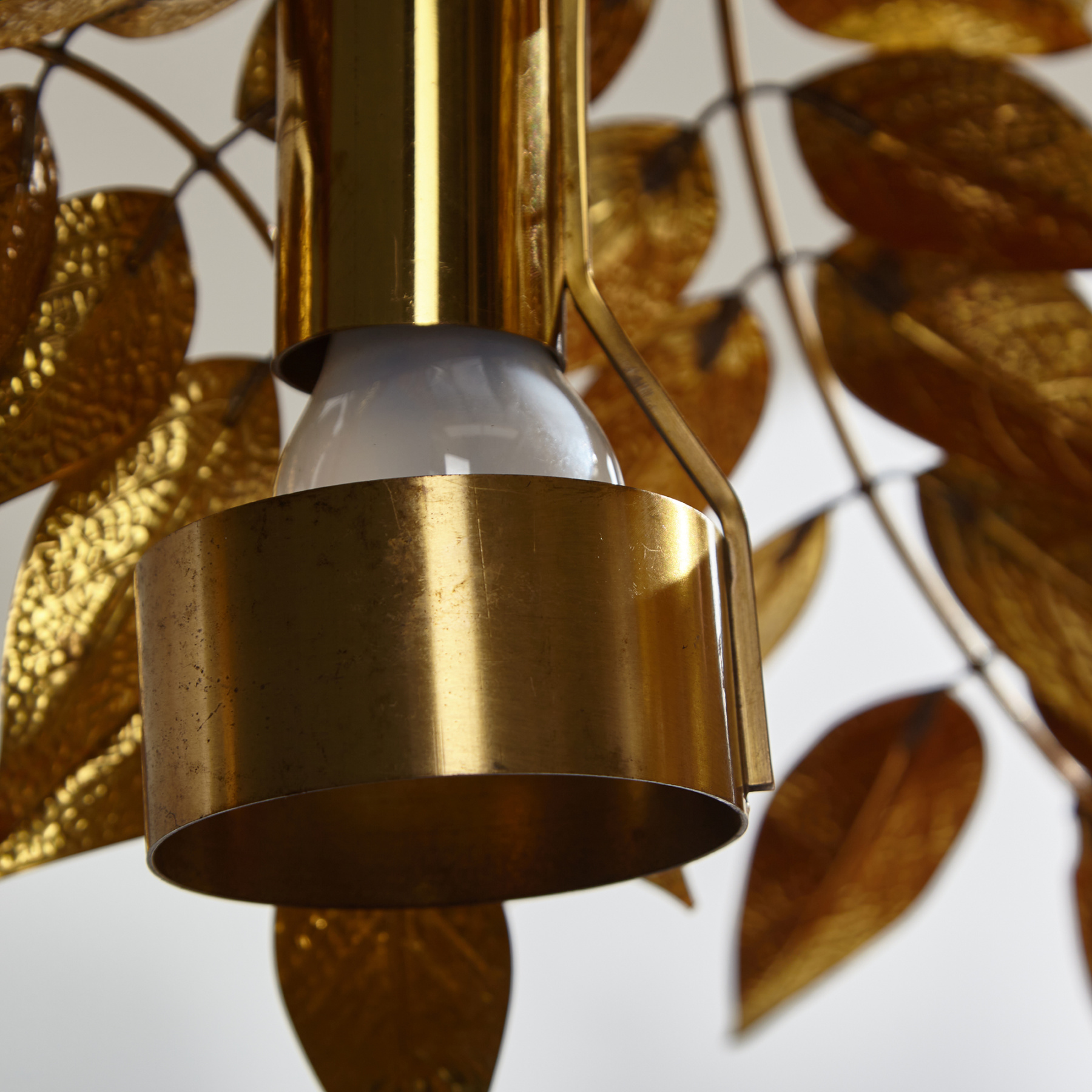 Tommaso Barbi sárgaréz asztali lámpa - Image 5