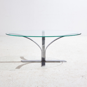 Chrome coffee table