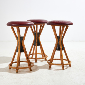 Bamboo bar stool