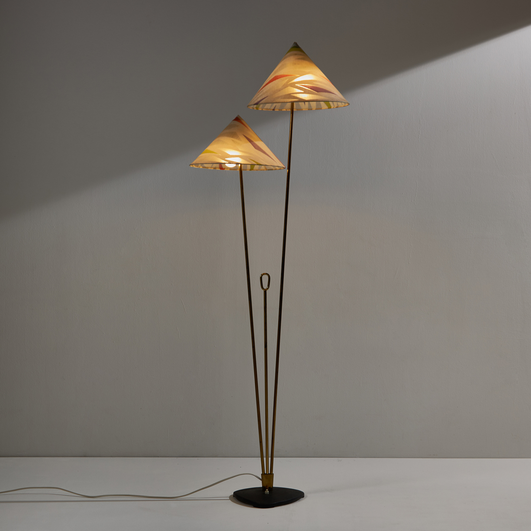 Brass floor lamp by Rupert Nikoll - Image 2