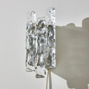 Crystal wall lamp by J. T. Kalmar