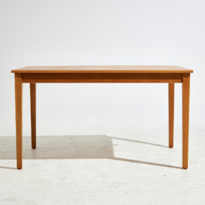 Restored oak dining table by Kai Winding for Slagelse Møbelværk