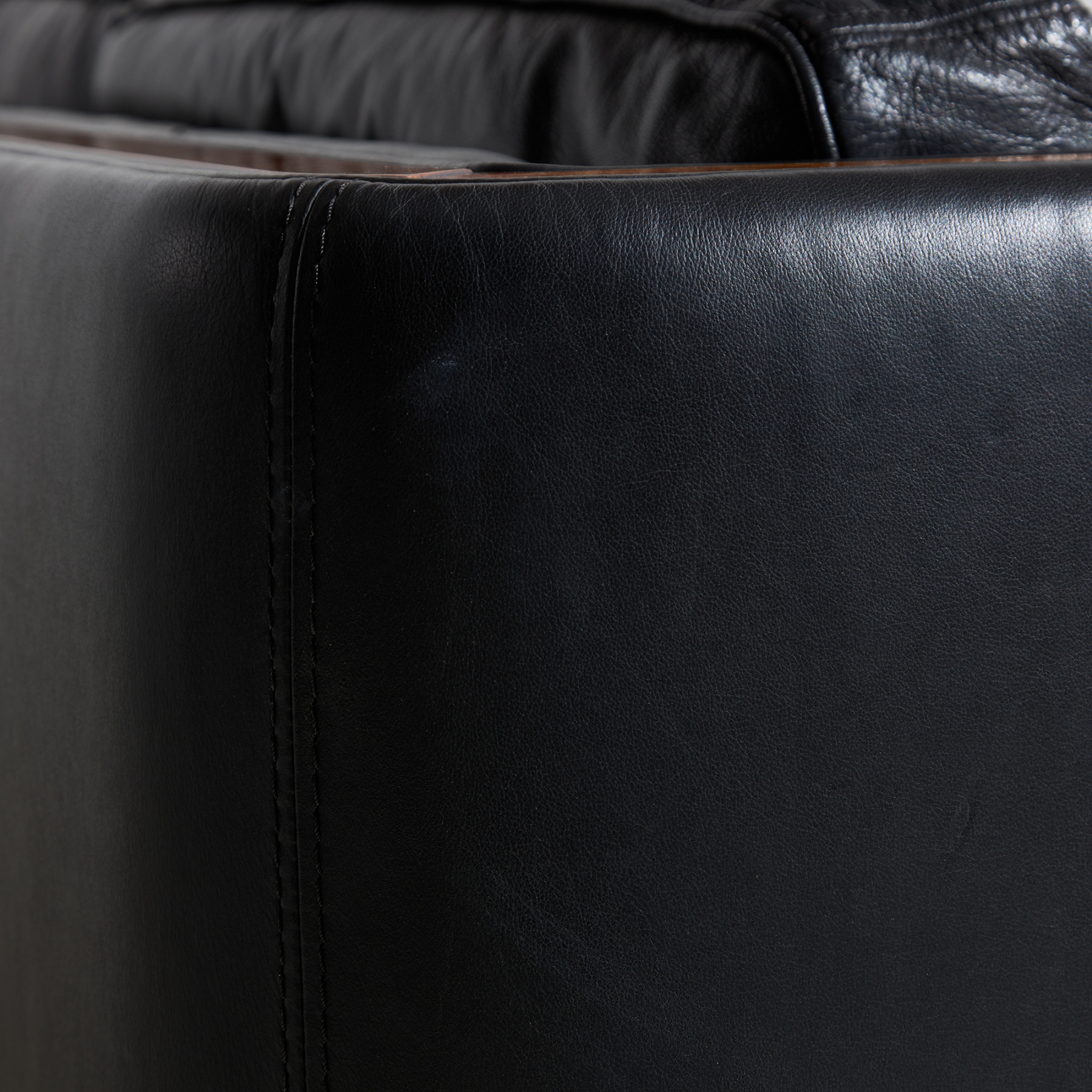 New York leather sofa set by Alberto Nieri for Galeria Nieri, Set of 3 - Image 11