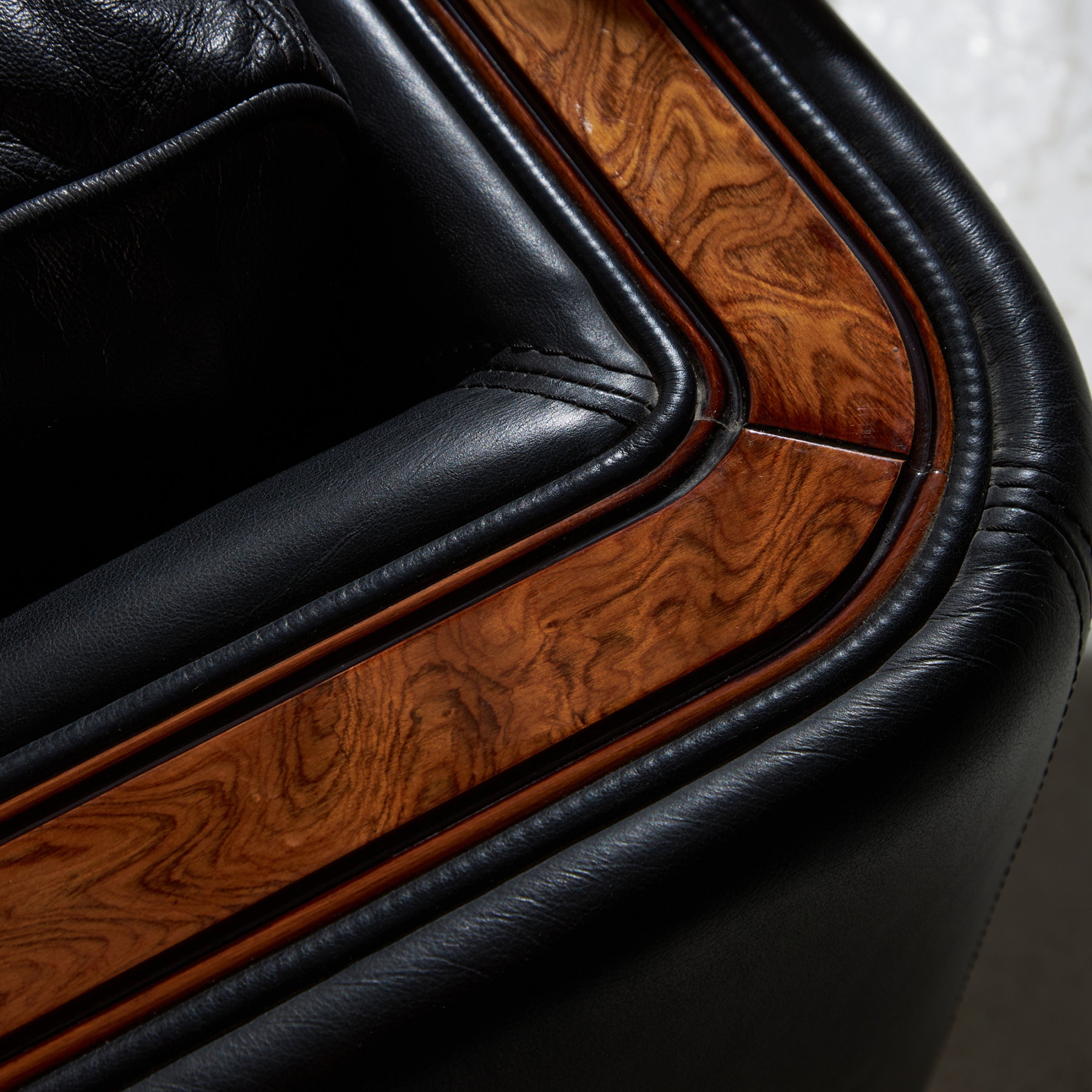 New York leather sofa set by Alberto Nieri for Galeria Nieri, Set of 3 - Image 12