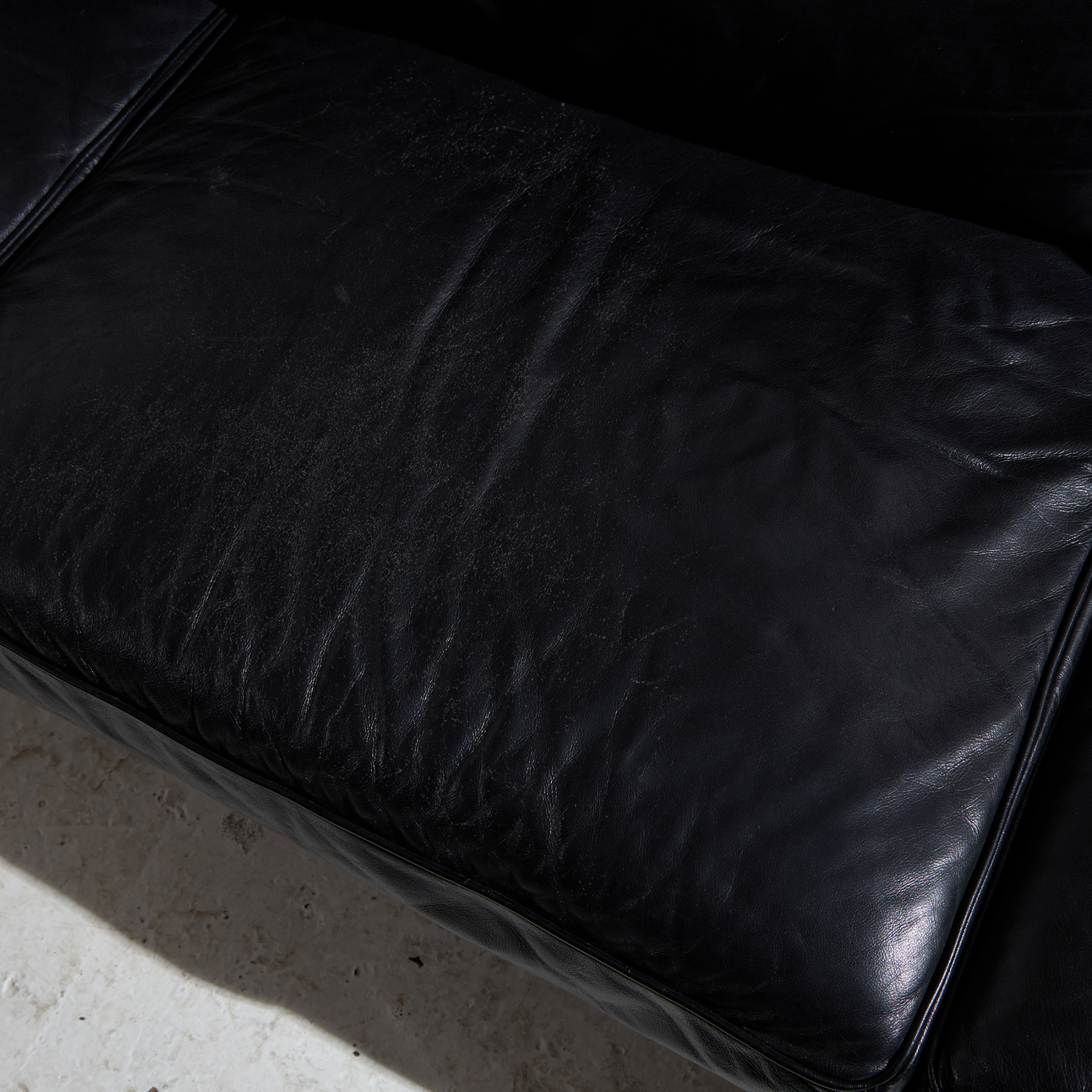 New York leather sofa set by Alberto Nieri for Galeria Nieri, Set of 3 - Image 28