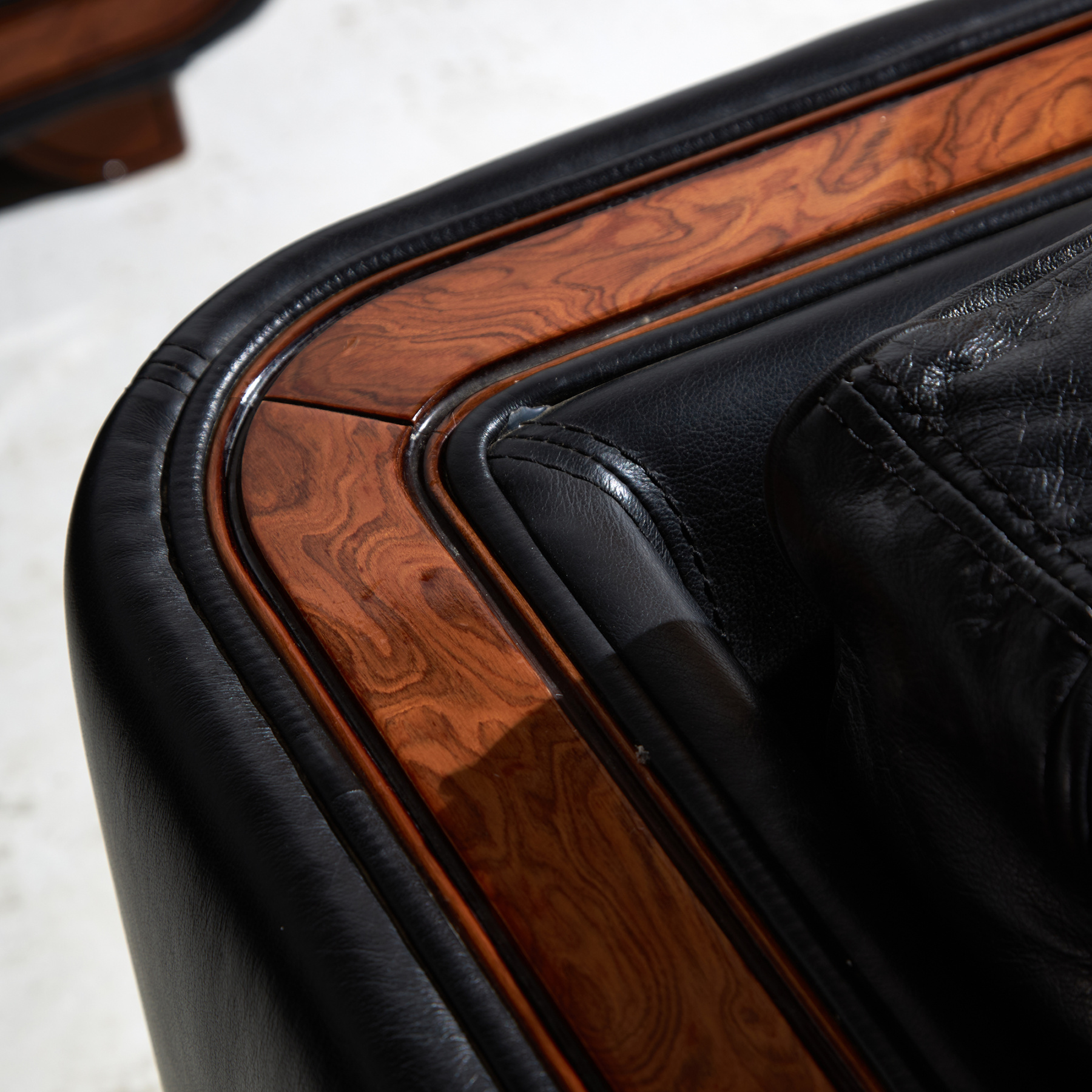 New York leather sofa set by Alberto Nieri for Galeria Nieri, Set of 3 - Image 4