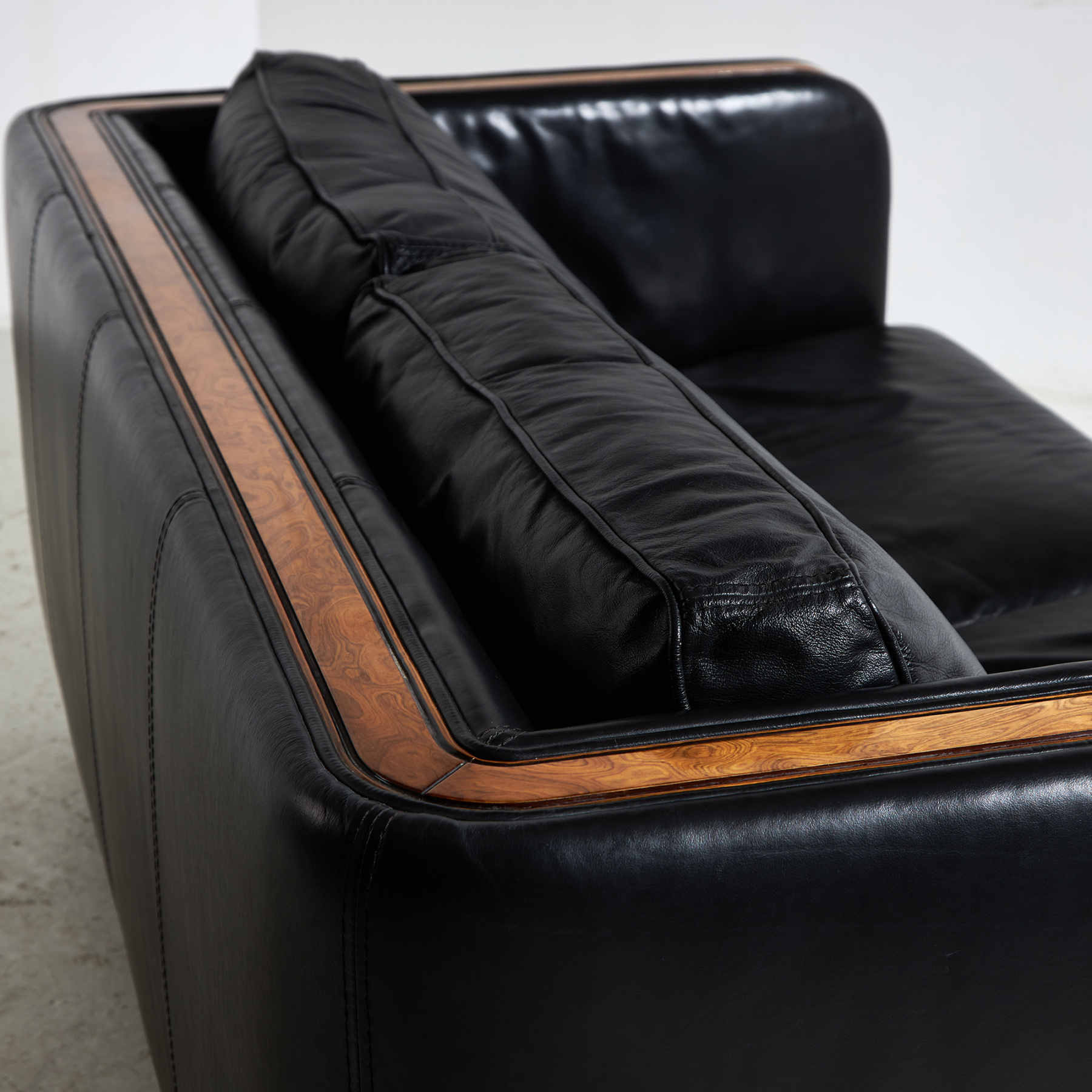 New York leather sofa set by Alberto Nieri for Galeria Nieri, Set of 3 - Image 38