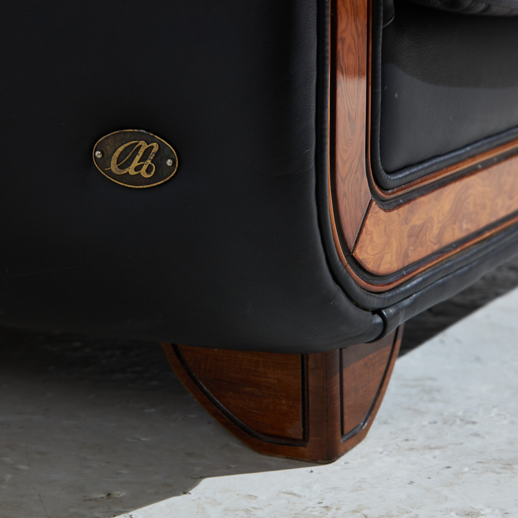 New York leather sofa set by Alberto Nieri for Galeria Nieri, Set of 3 - Image 65