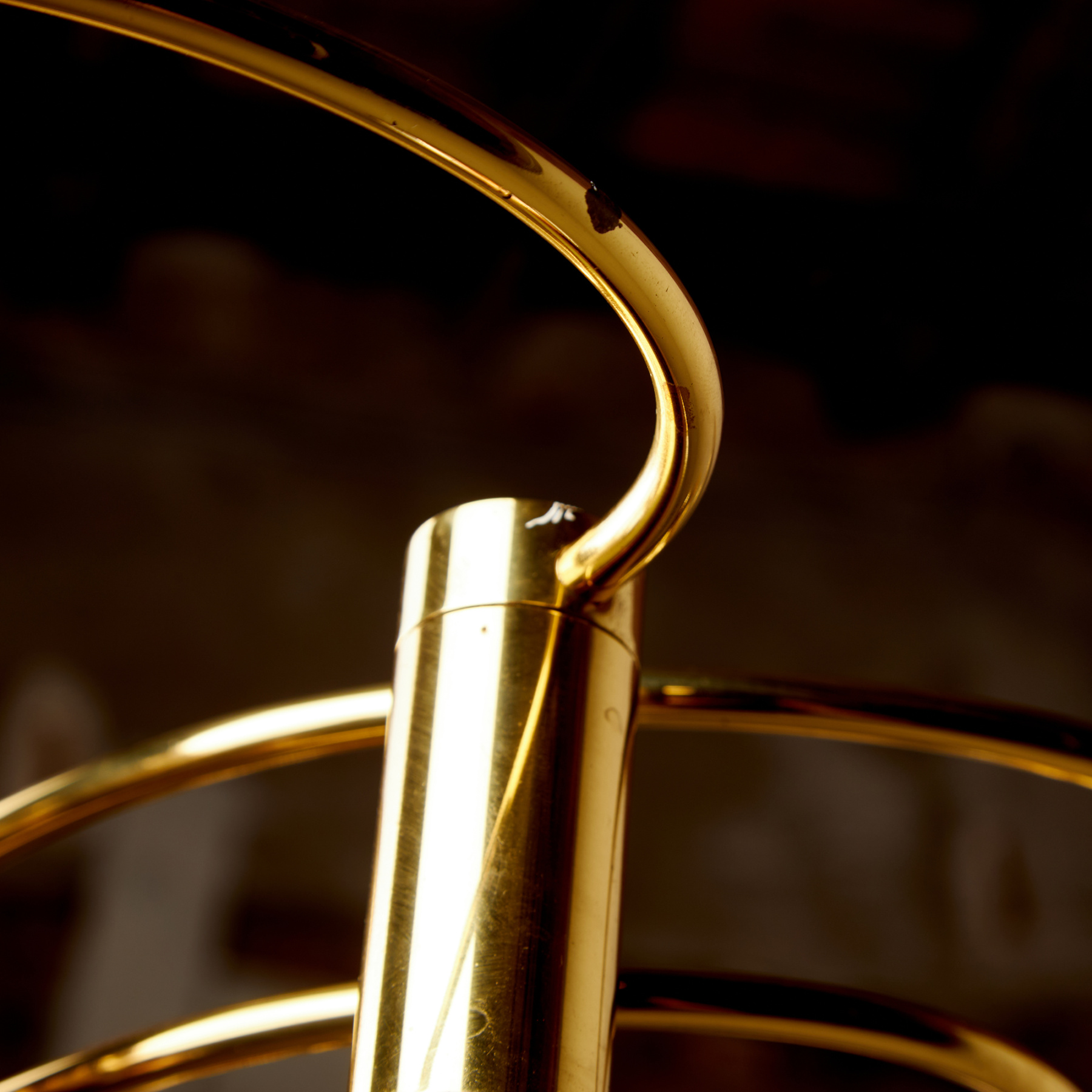 Hans Wilfried Hegger sárgaréz mennyezeti csillár - Image 6