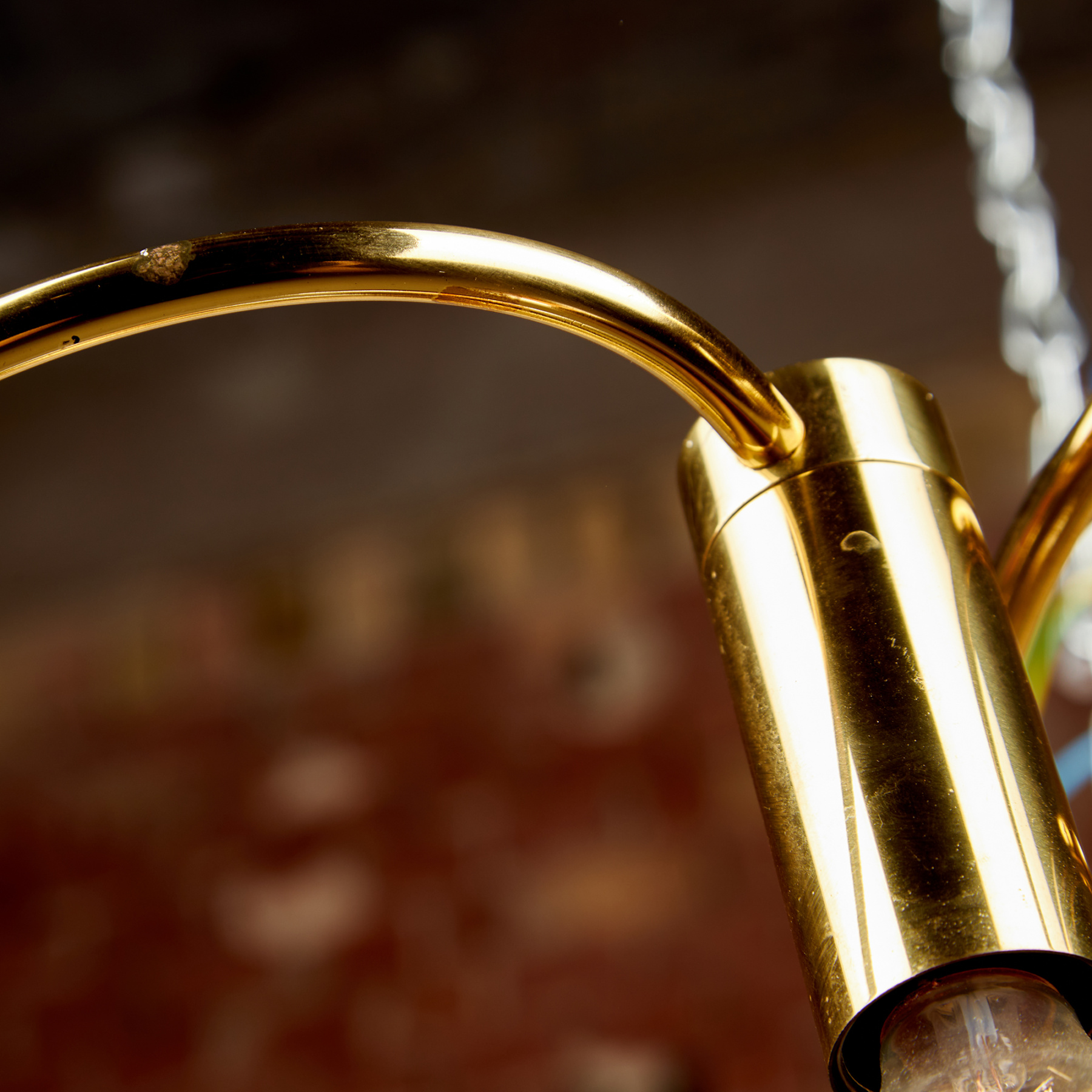 Hans Wilfried Hegger sárgaréz mennyezeti csillár - Image 10