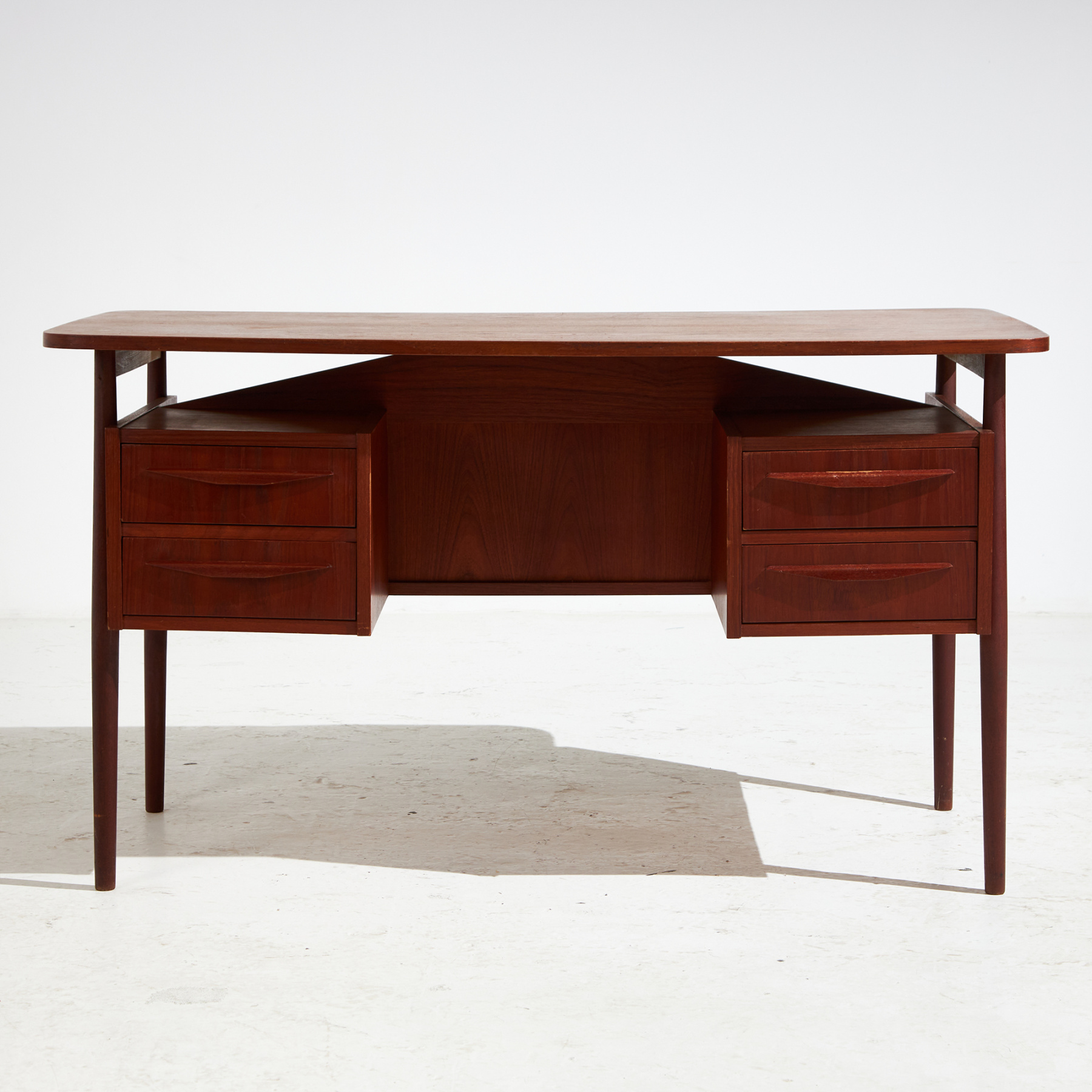 Teak desk by Gunnar Nielsen Tibergaard