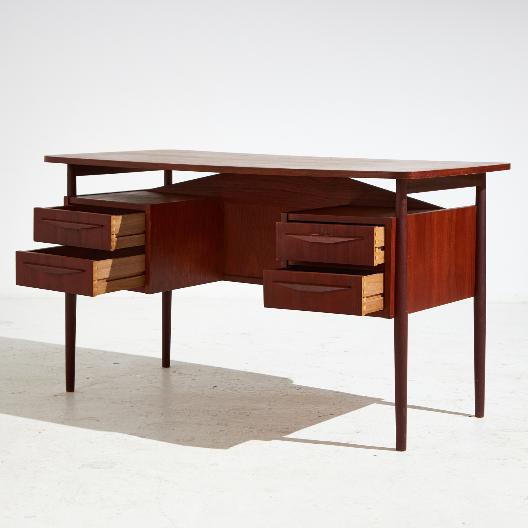 Teak desk by Gunnar Nielsen Tibergaard - Image 3