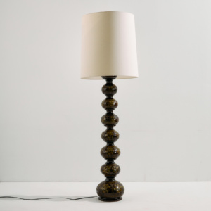 German ceramic floor lamp by Kaiser Leuchten