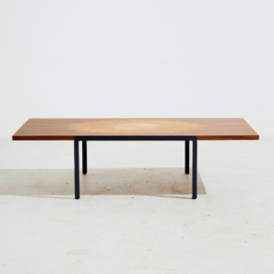 Inlaid rosewood coffee table