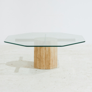 Italian limestone coffee table