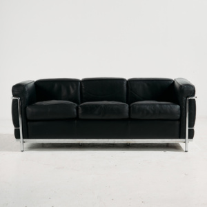LC2 sofa by Le Corbusier, Pierre Jeanneret and Charlotte Perriand for Cassina