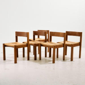 Beech dining chair, Set of 5