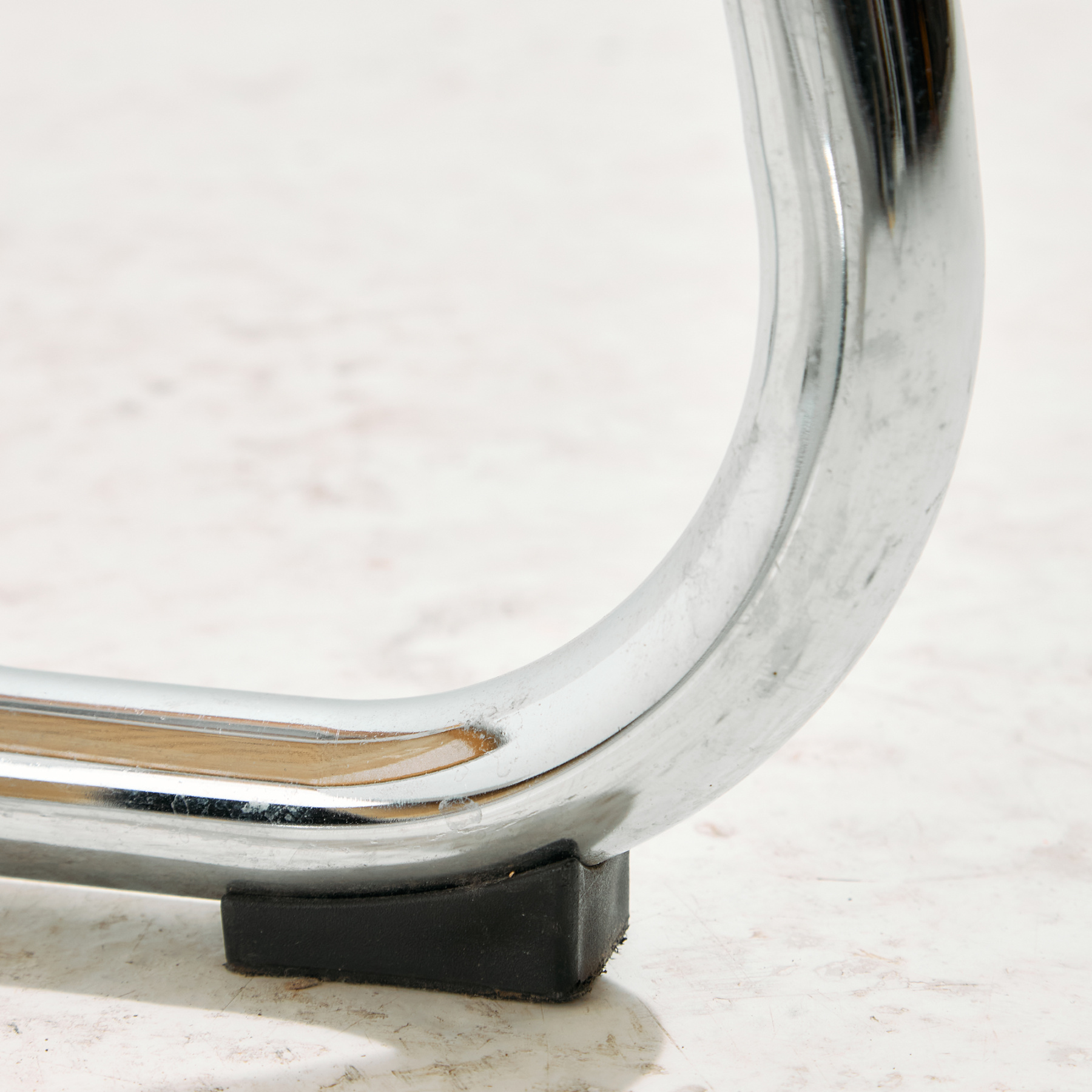 Olasz króm csővázas szék, 6 darabos szett - Image 12