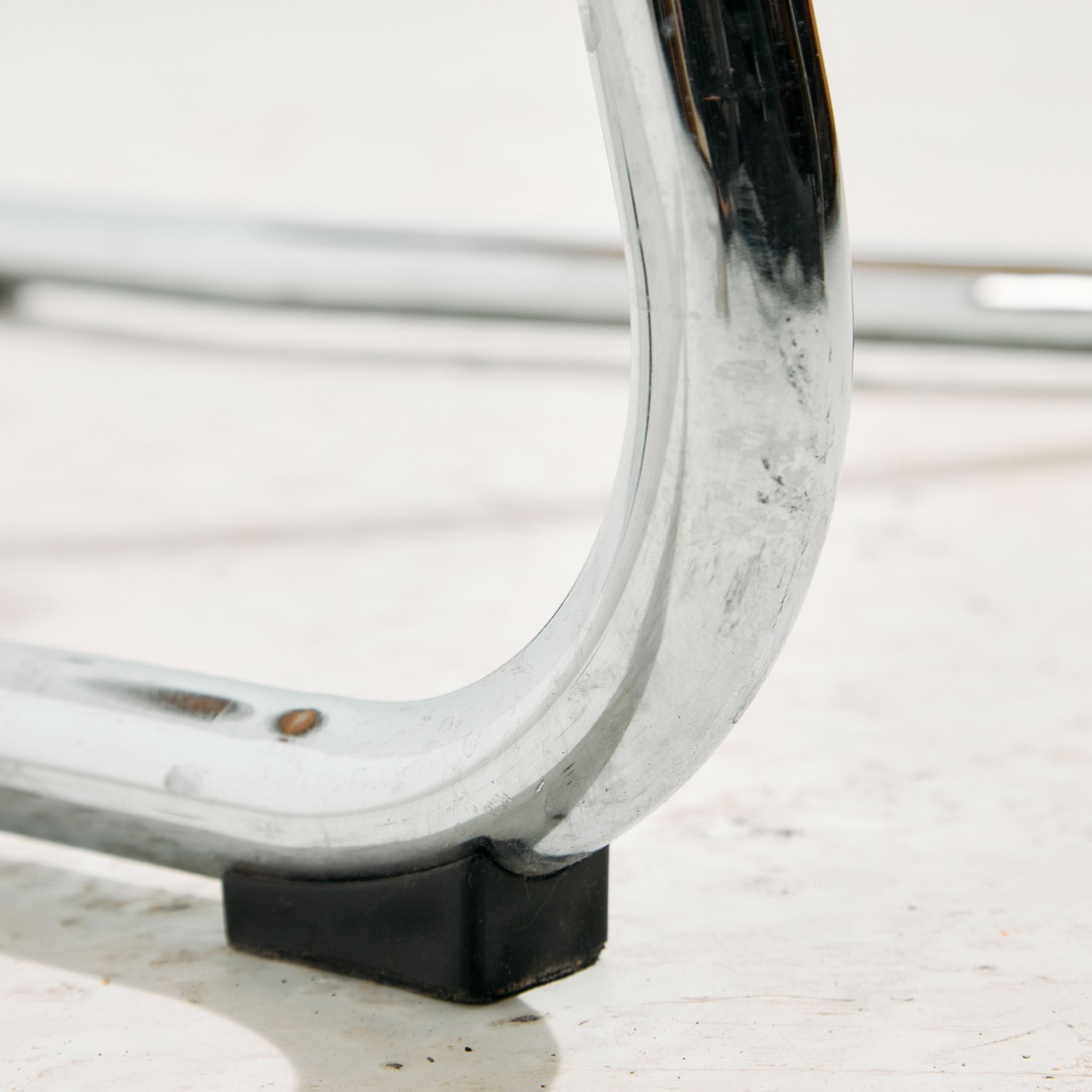 Olasz króm csővázas szék, 6 darabos szett - Image 13