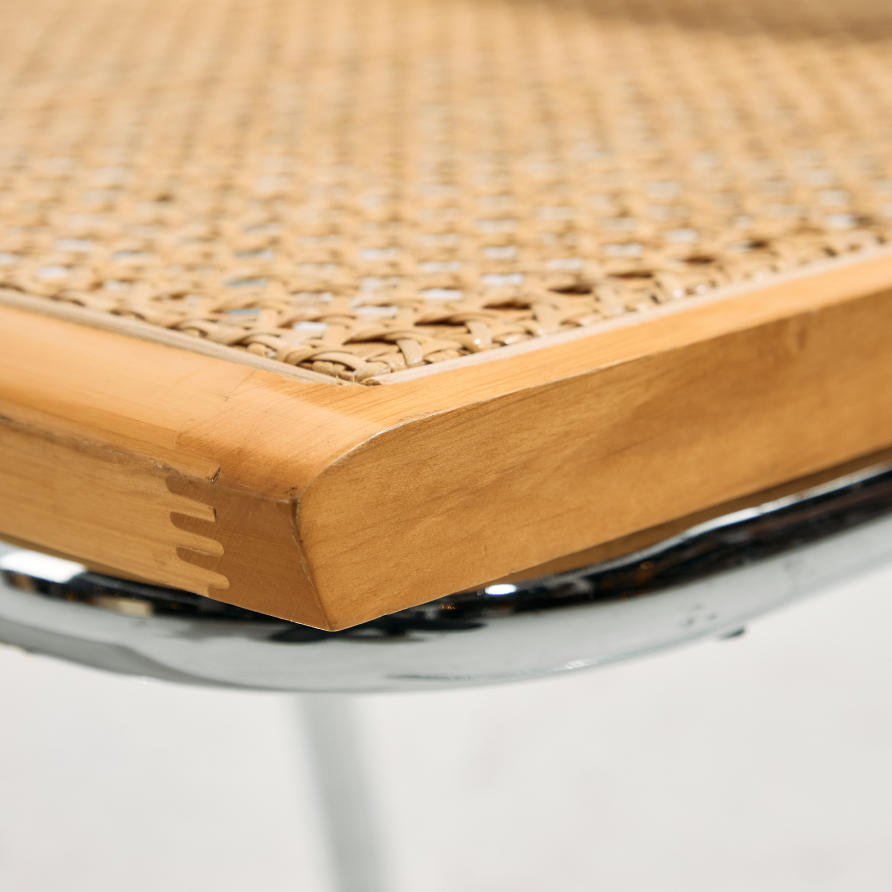 Olasz króm csővázas szék, 6 darabos szett - Image 15