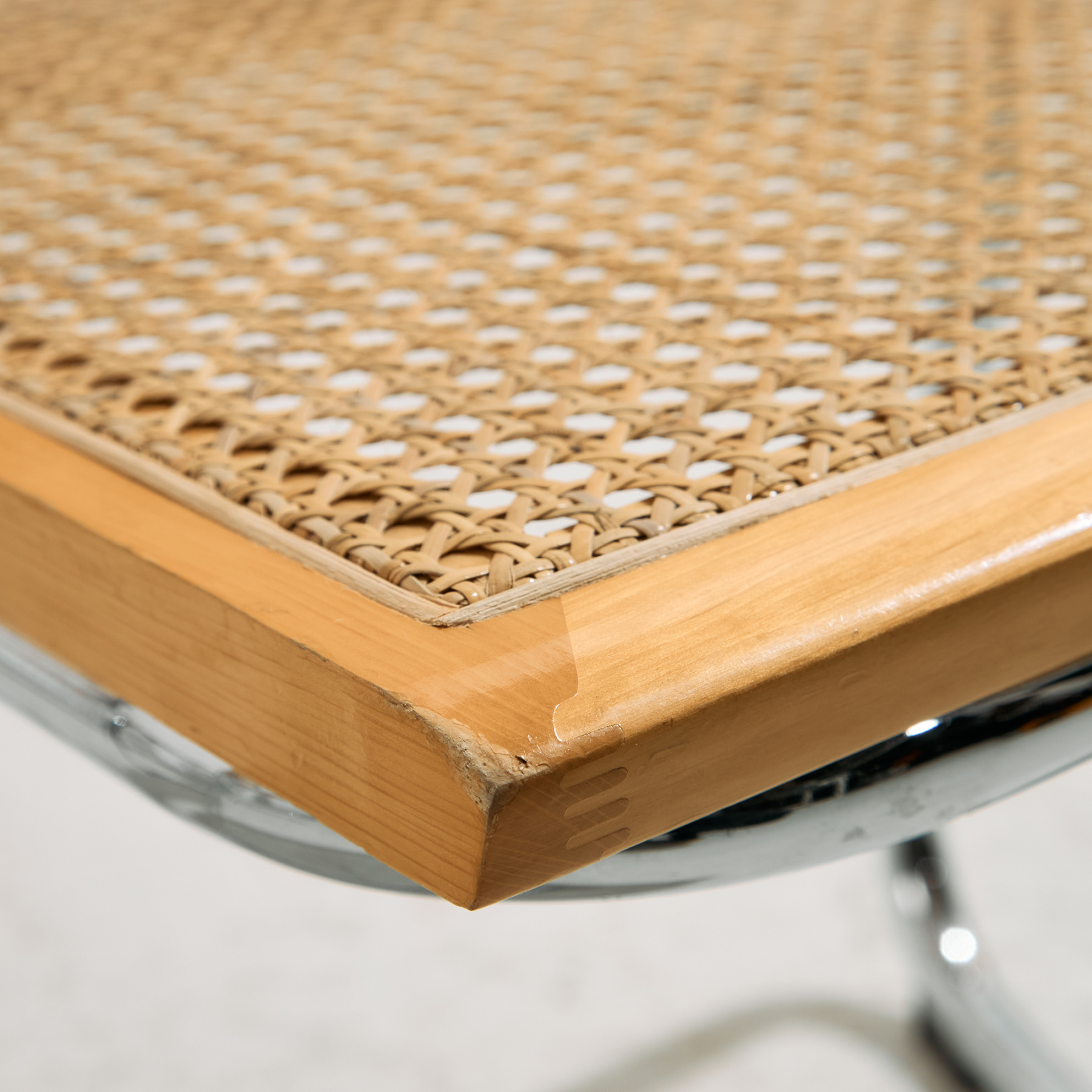 Olasz króm csővázas szék, 6 darabos szett - Image 21