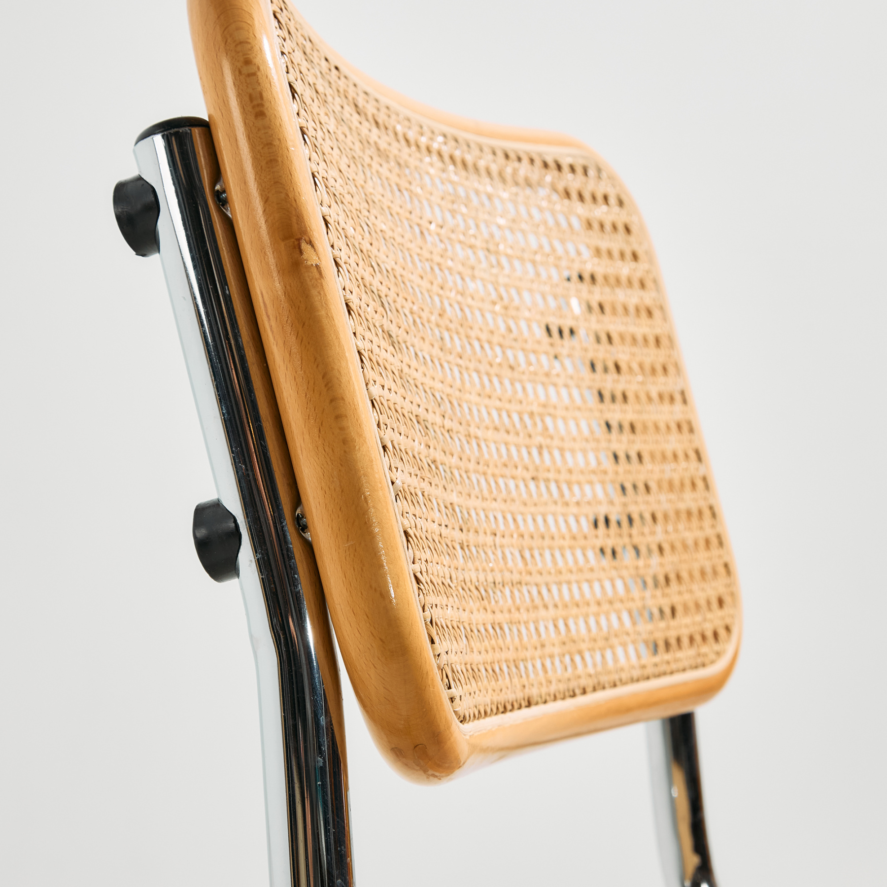 Olasz króm csővázas szék, 6 darabos szett - Image 8