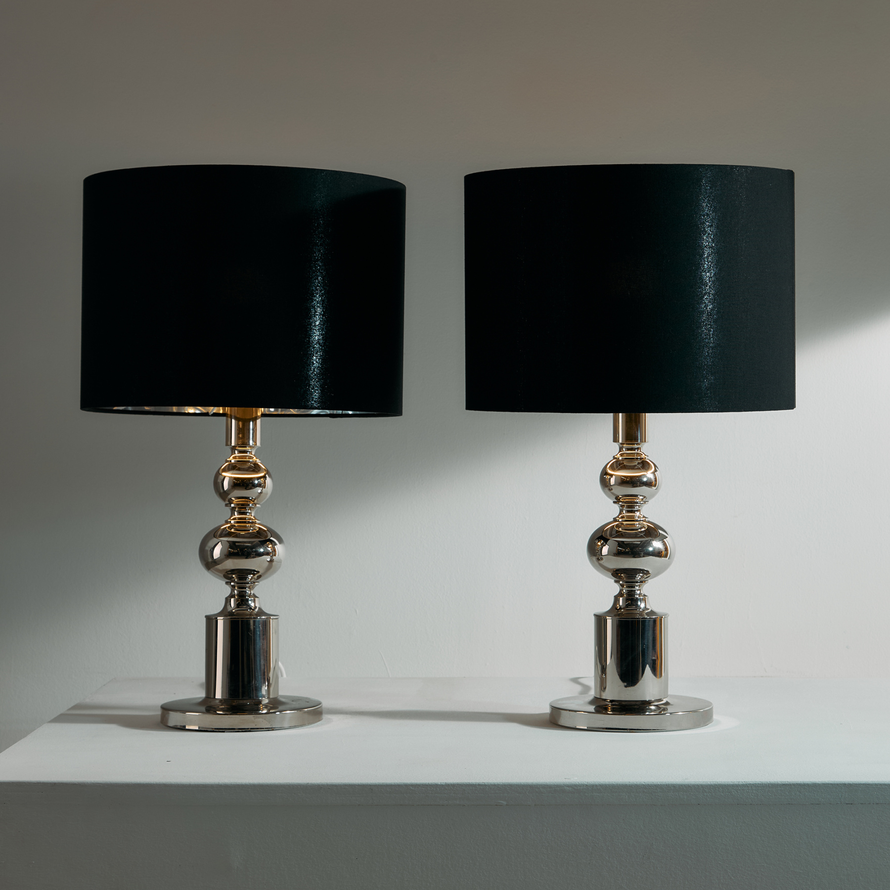 Chrome table lamp, Set of 2 - Image 2