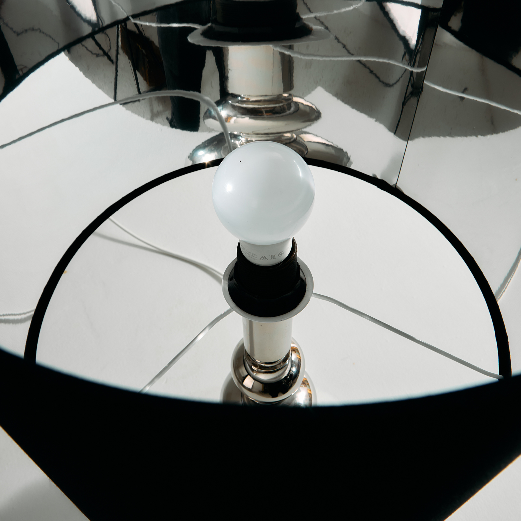 Chrome table lamp, Set of 2 - Image 11