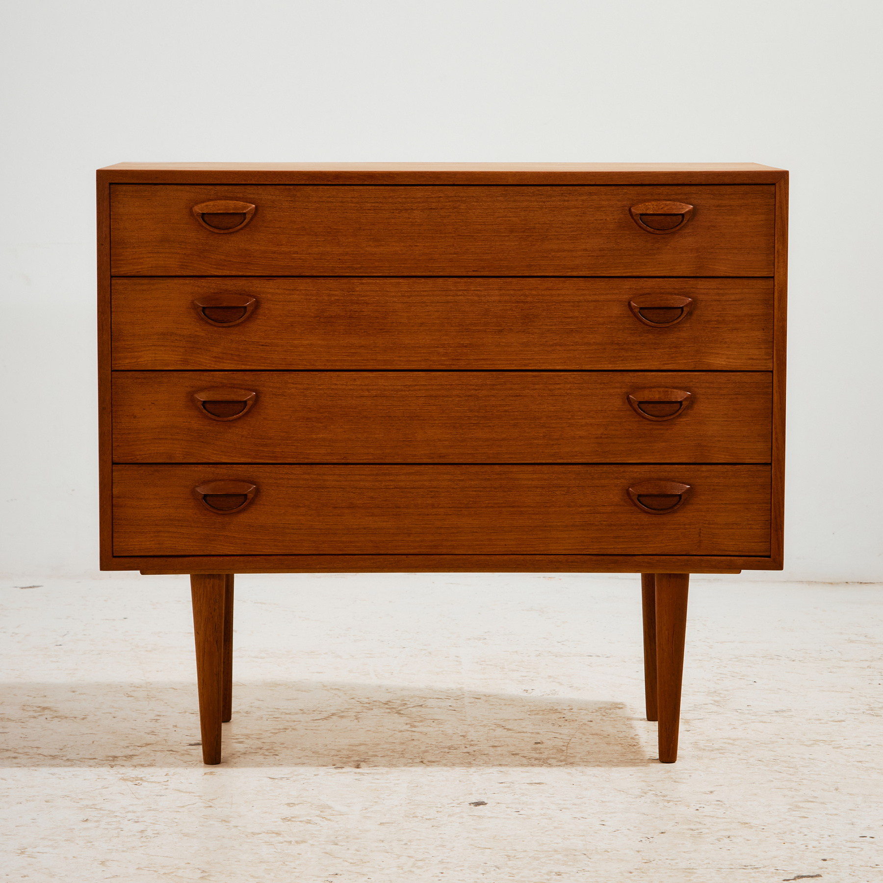 Kai Kristiansen négy fiókos teak komód