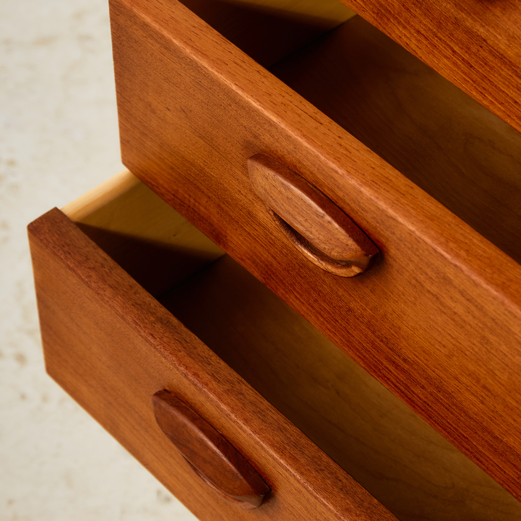 Kai Kristiansen négy fiókos teak komód - Image 8