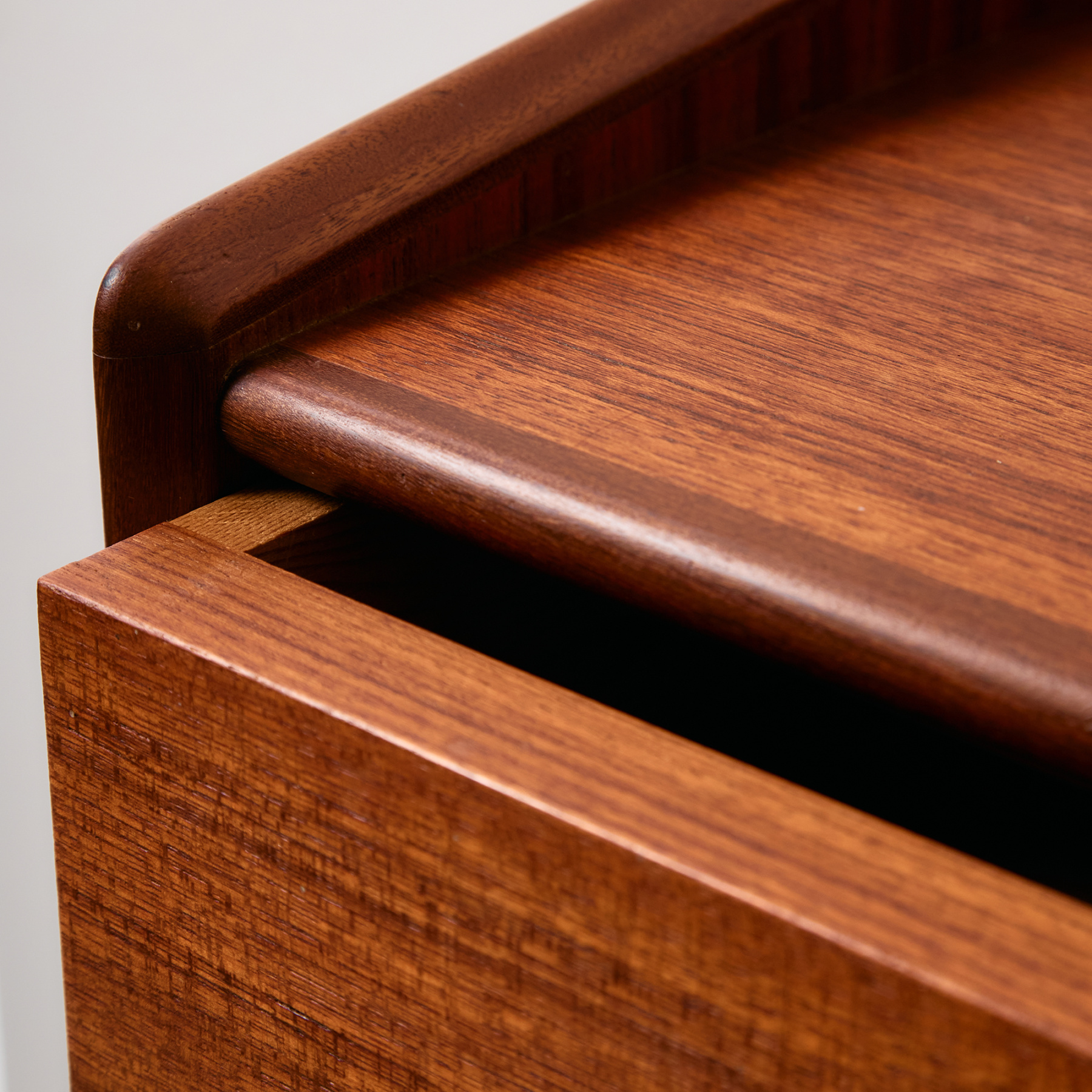 Teak és bükk fali éjjeliszekrény, 2 darabos szett - Image 16