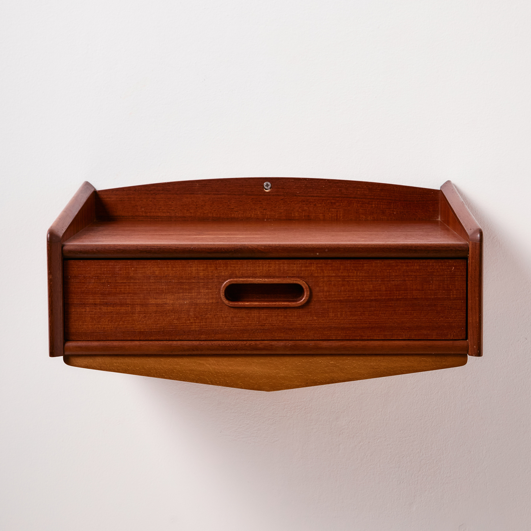 Teak és bükk fali éjjeliszekrény, 2 darabos szett - Image 7