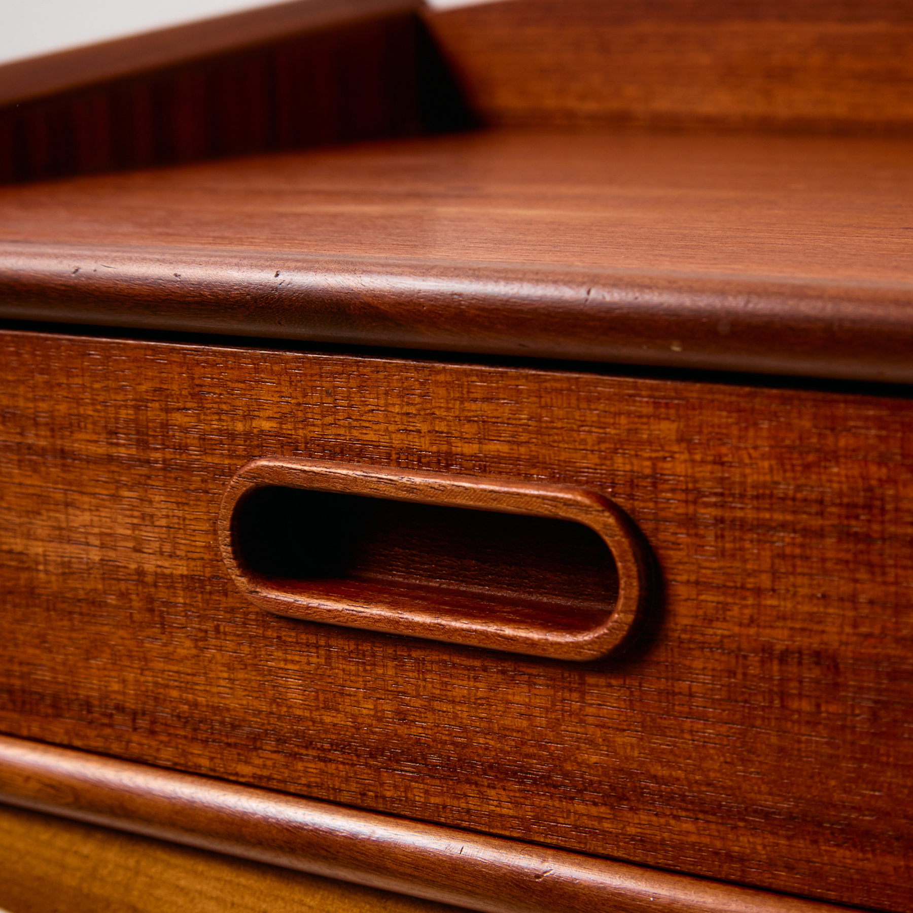 Teak és bükk fali éjjeliszekrény, 2 darabos szett - Image 8