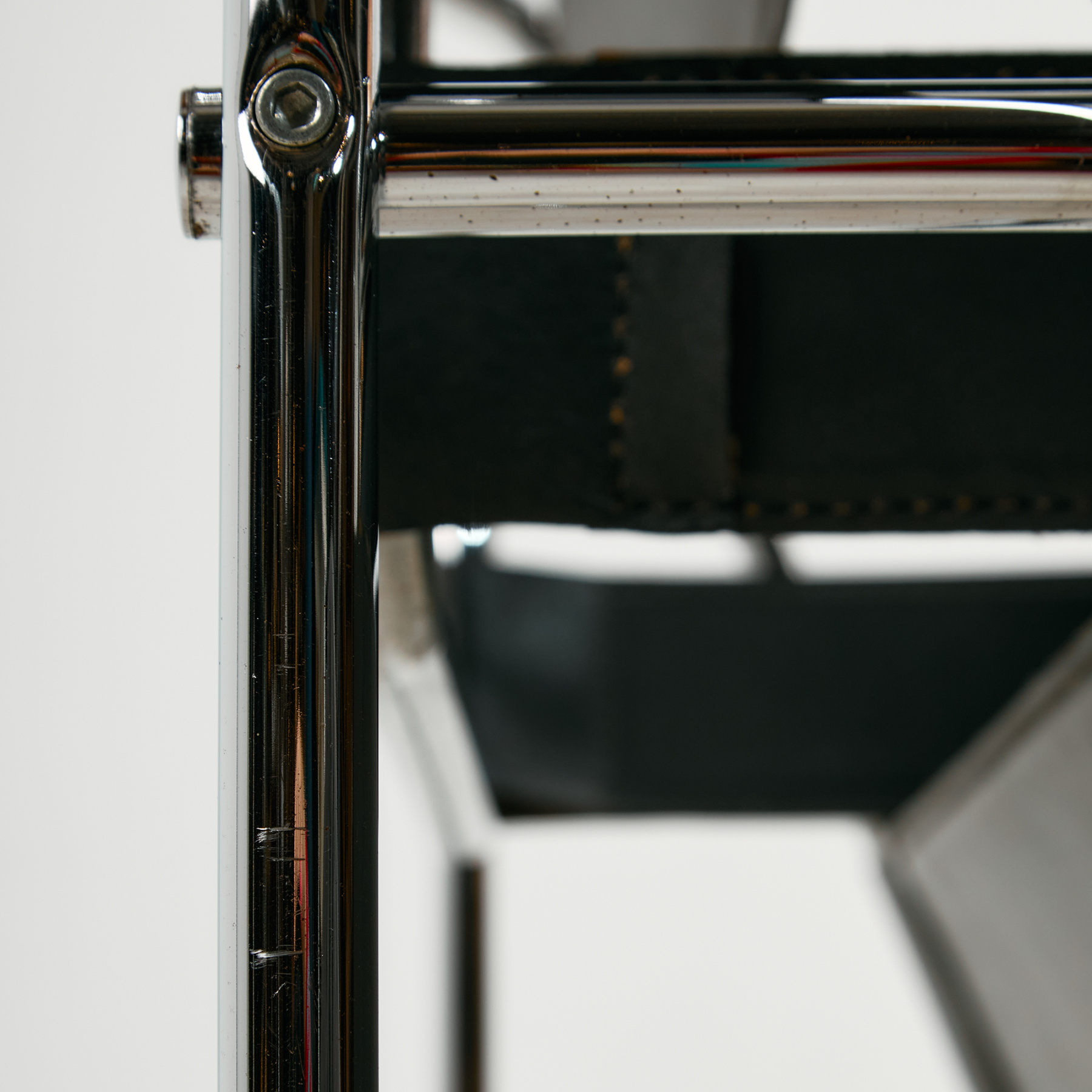 Bauhaus stílusú hajlított króm csővázas szék - Image 28