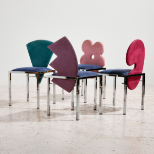 Omaggi chairs by Salvati & Tresoldi for Saporiti Italia, Set of 4